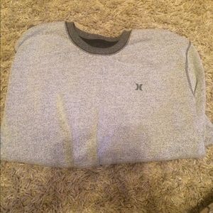 Hurley spotted grey crew neck